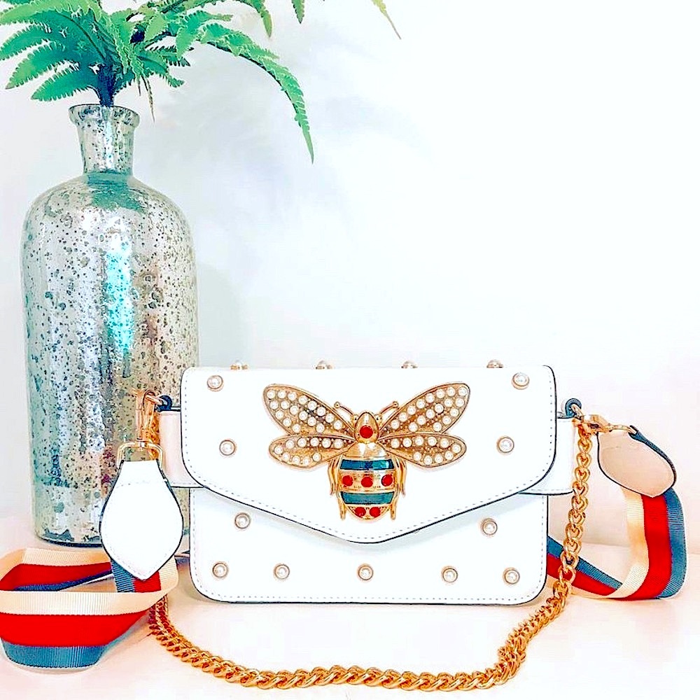 Bee crossbody purse